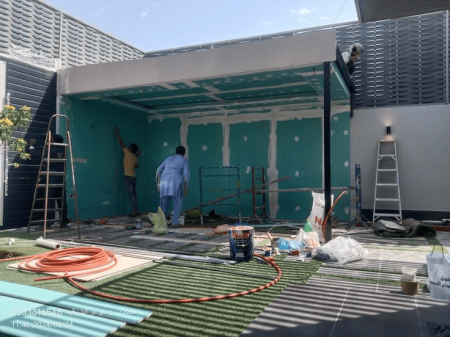 مقاول بناء ملاحق اسمنت بورد في الخبر وجي آر سي|تصاميم مودرن 2026