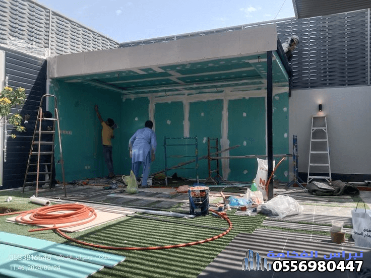 مقاول بناء ملاحق اسمنت بورد في الخبر وجي آر سي|تصاميم مودرن 2026