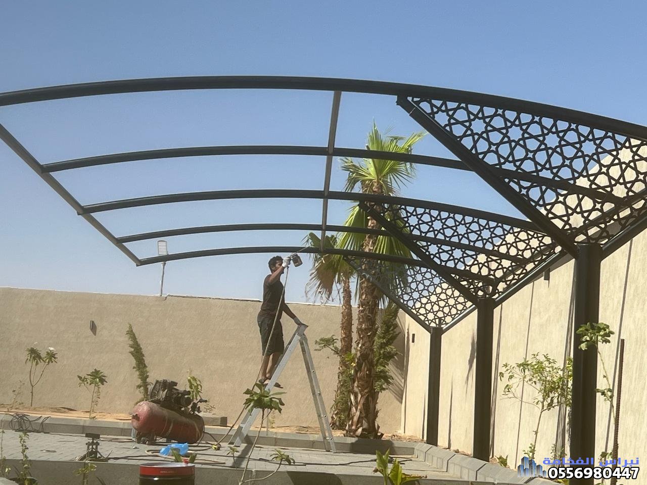 مظلات سيارات حديثة بالدمام 