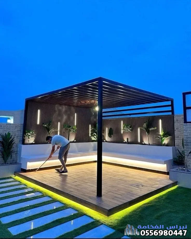 تكلفة تركيب برجولة أسطح وأحواش بمساحة 20متر تقريبابالدمام