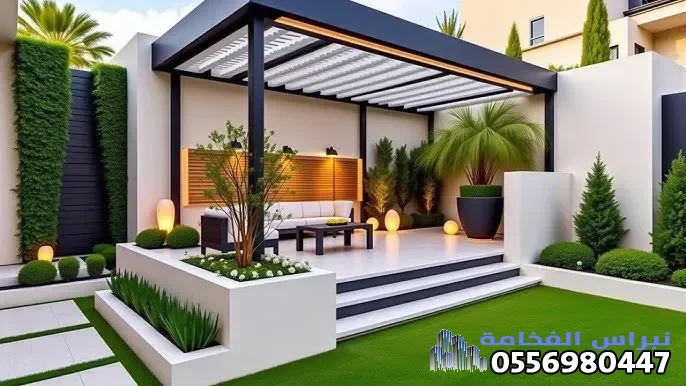 برجولات جلسات خارجية للحدائق والأسطح – راحة وأناقة في مكان واحد بالدمام