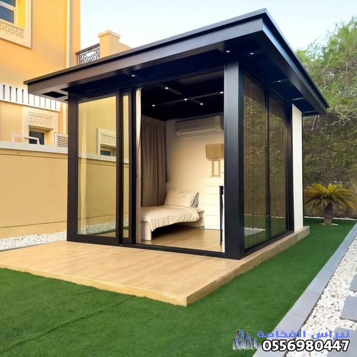 بناء مجالس زجاجية بالدمام:مراحل بناء مجالس خارجية وأهميتها في2026